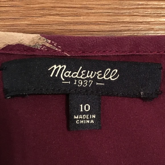 Madewell Silk Inkbrush Dress! *RARE* - Picture 4 of 6